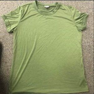 Olive green solid liv tee